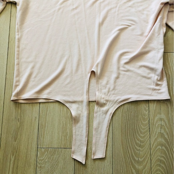 J. Crew Relaxed Fit Waist Tie Long Sleeve Top in Light Pink Size M - Picture 8 of 11